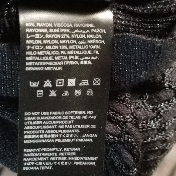 Bebe Black Cold Shoulder Sweater Size XXS. - Picture 7 of 8